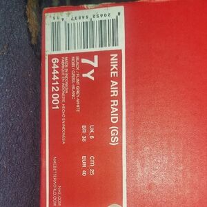 USED...Nike Air Raid (GS) Red Box